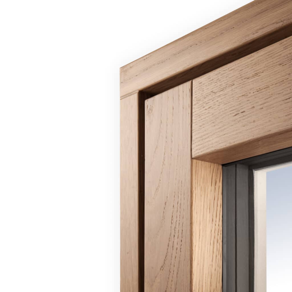 InnenSeite eines Hol-Alu-Fensters